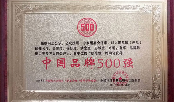 中國品牌500強